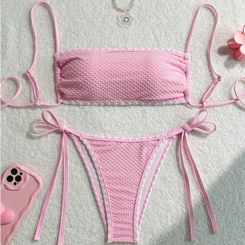 Vintage Inspired Bathing Suit with a Contemporary Edge