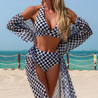 Subtly Elegant Bathing Suit with a Refined Vintage Look