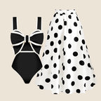 Finely Styled Bathing Suit with a Classic Vintage Look