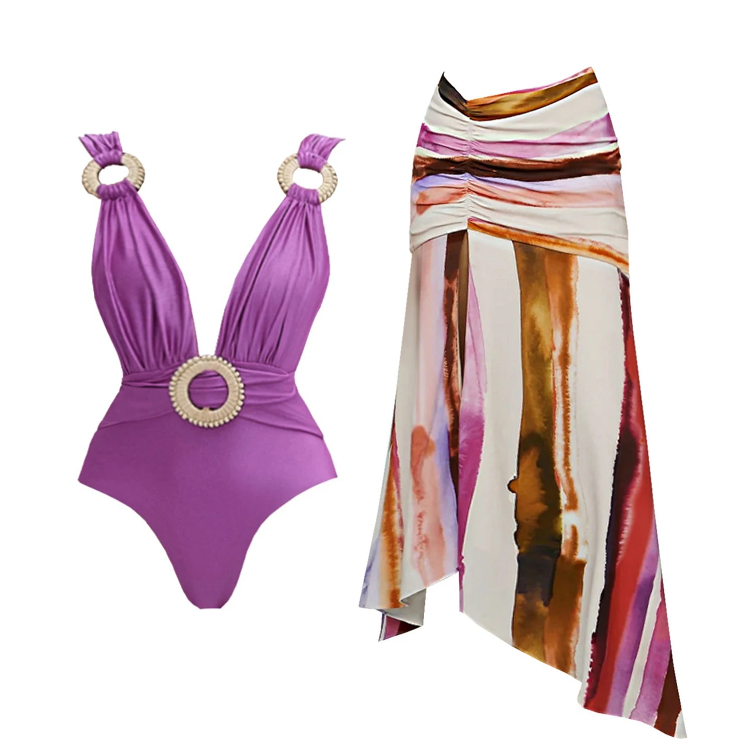 Classic Vintage Bathing Suit with a Flattering Fit