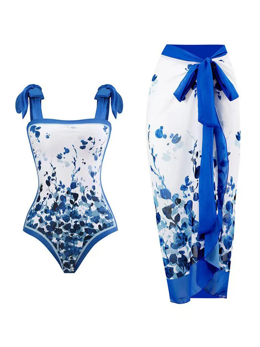 Subtly Elegant Bathing Suit with a Refined Vintage Look