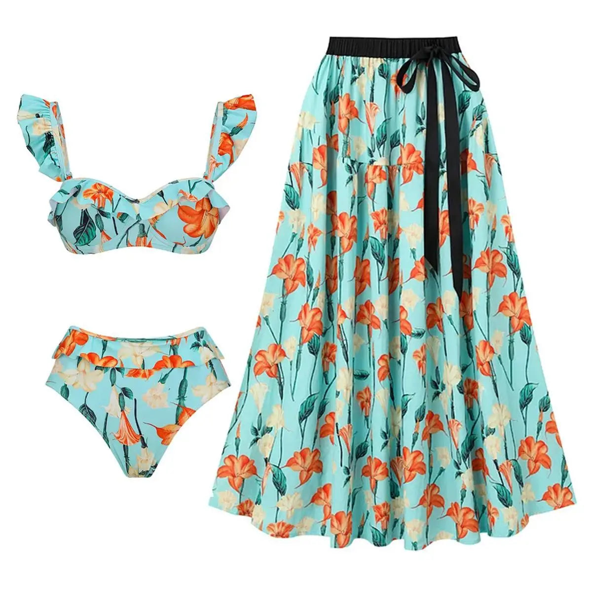 Casually Elegant Bathing Suit with a Refined Edge