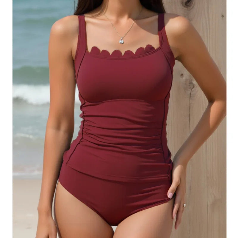 Effortlessly Elegant Bathing Suit with a Timeless Design