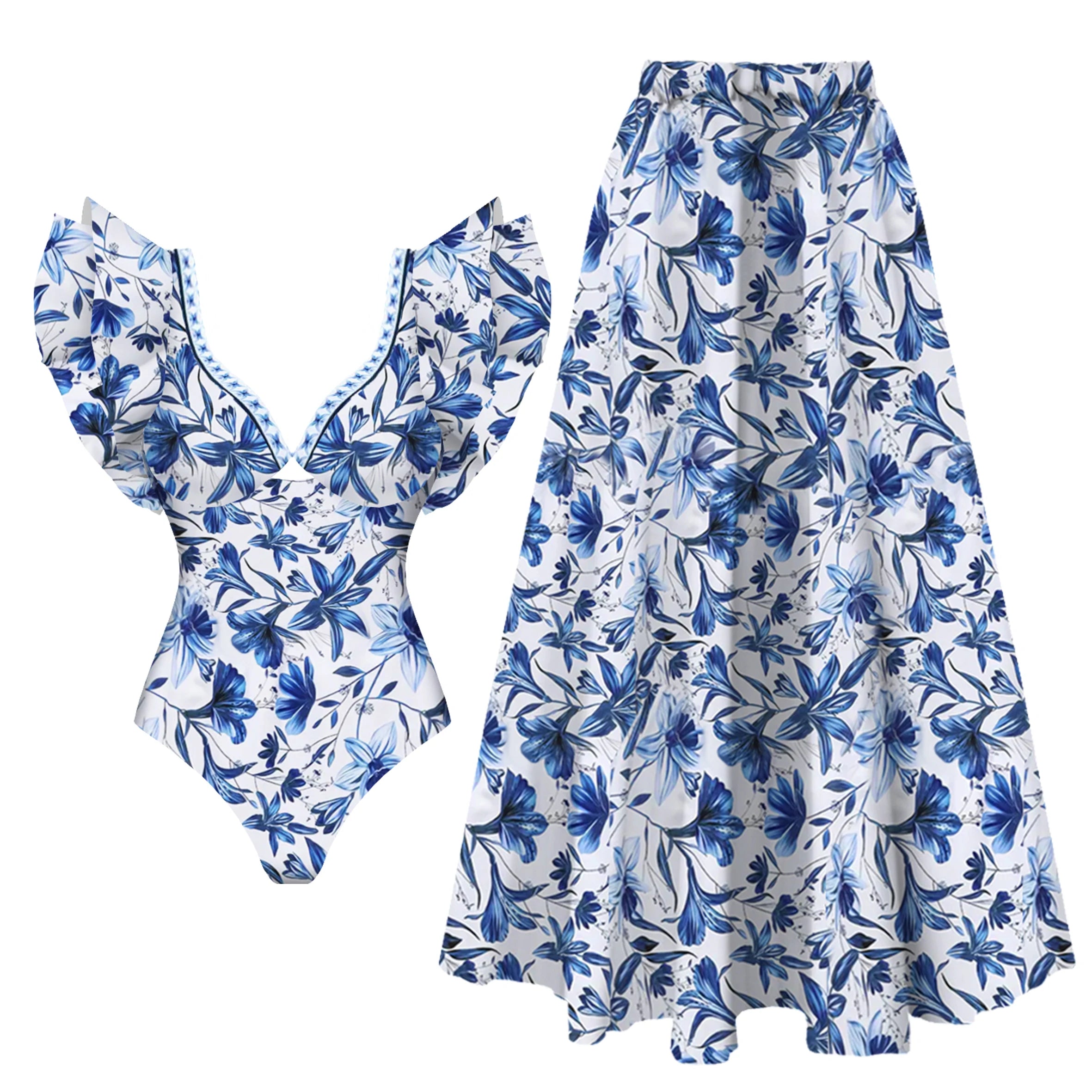 Classic Vintage Swimsuit with a Flattering Fit