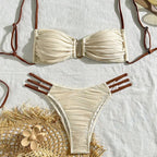 Subtly Elegant Bathing Suit with a Refined Vintage Look