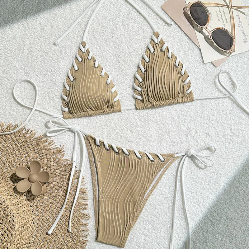 Vintage Inspired Bathing Suit with a Contemporary Edge