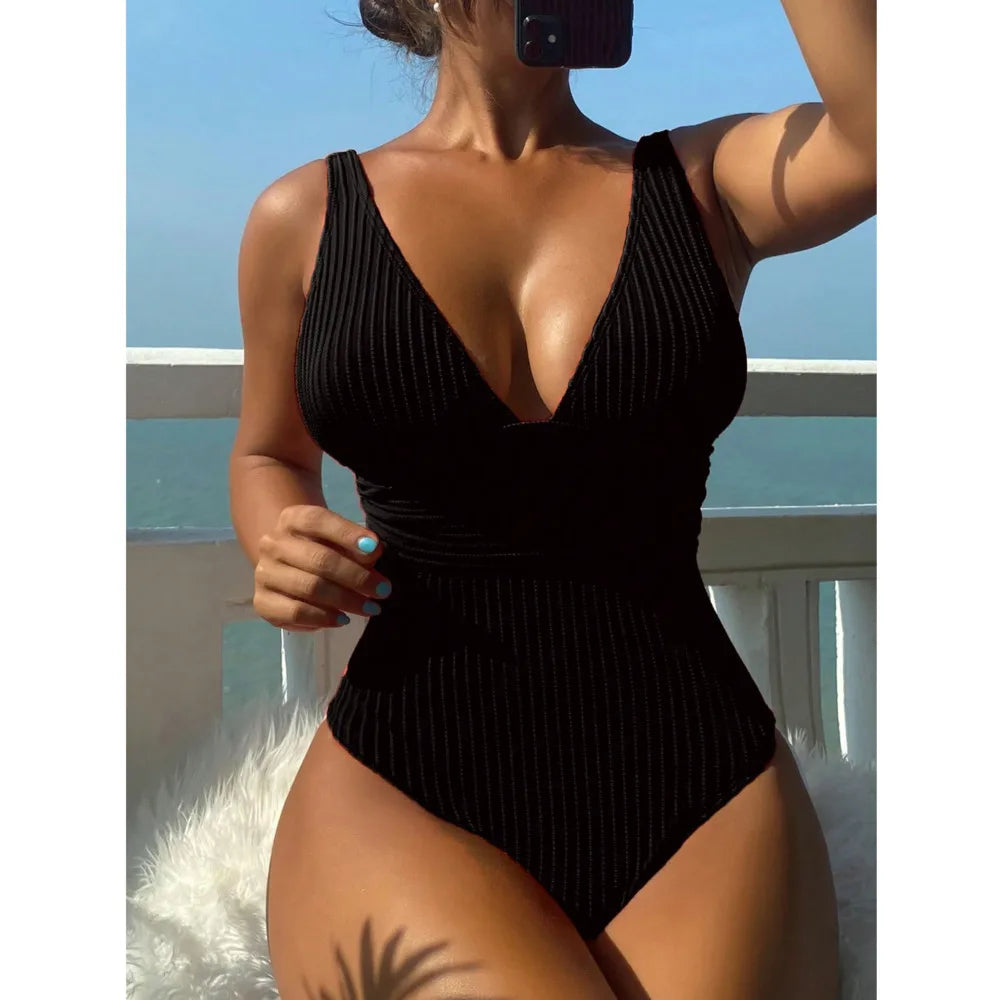 Vintage Inspired Bathing Suit with a Contemporary Edge