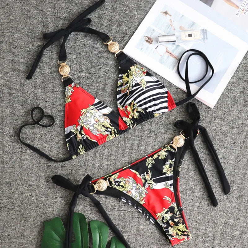 Casually Elegant Bathing Suit with a Refined Edge