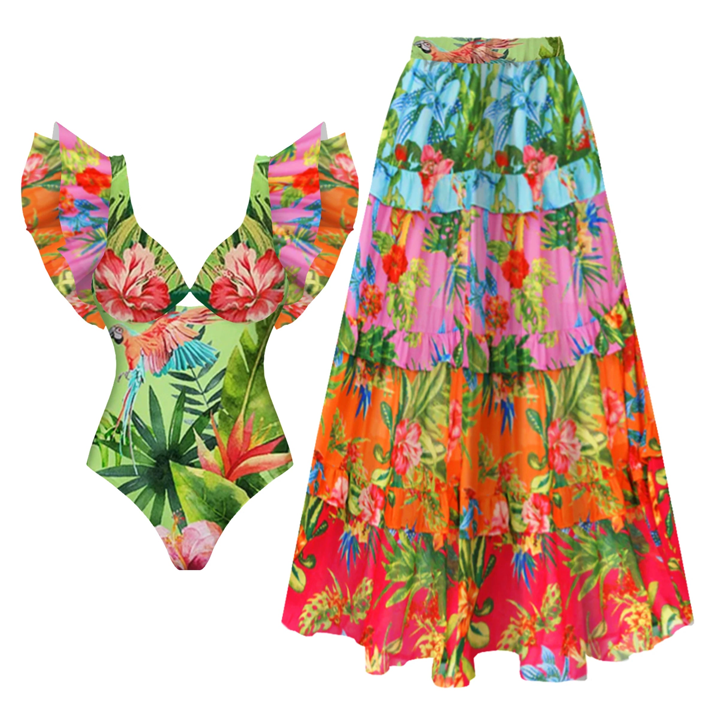 Classic Vintage Swimsuit with a Flattering Fit