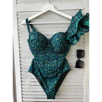 Finely Styled Bathing Suit with a Classic Vintage Look