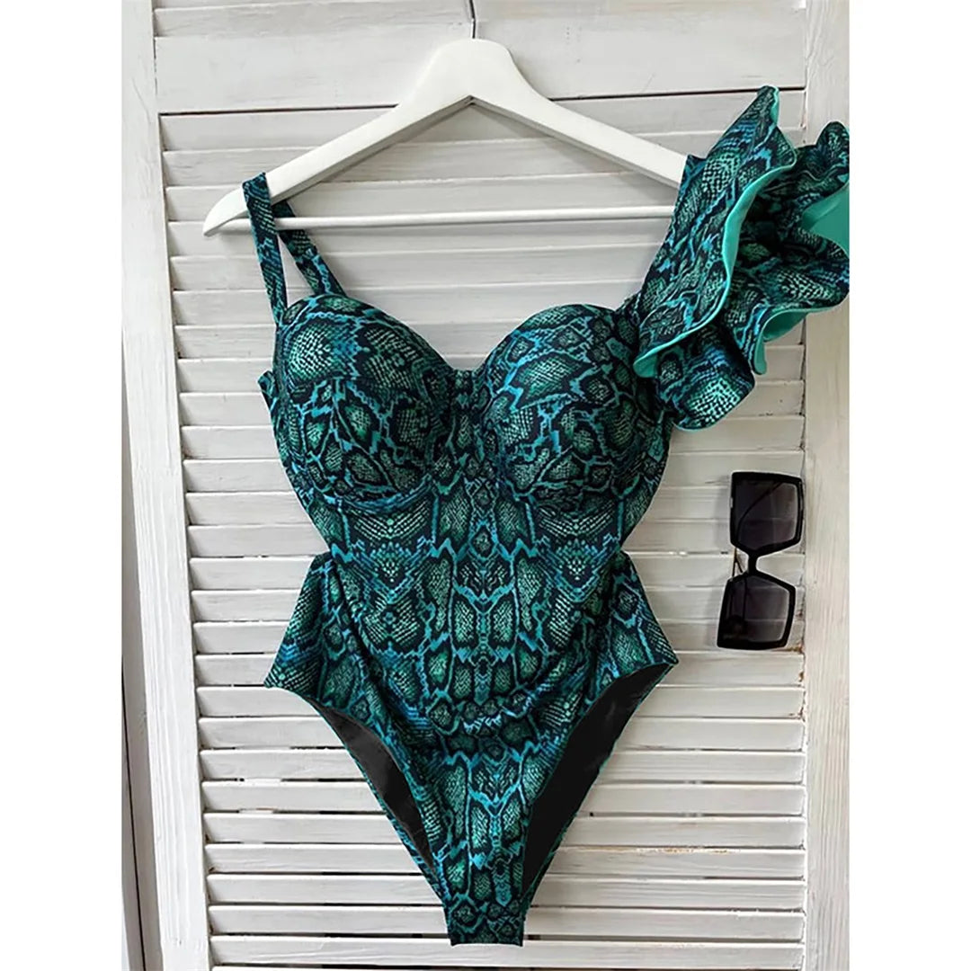 Finely Styled Bathing Suit with a Classic Vintage Look