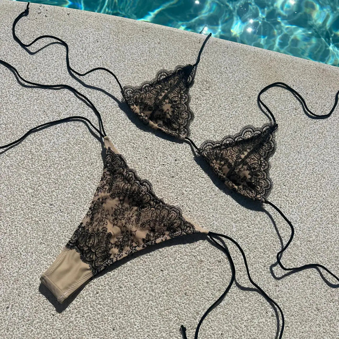 Finely Styled Bathing Suit with a Classic Vintage Look