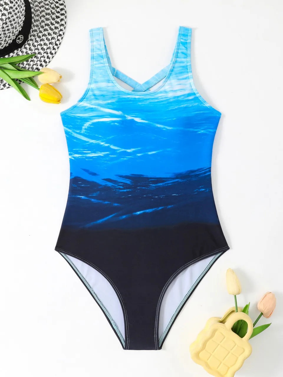 Finely Styled Swimsuit with a Classic Vintage Look