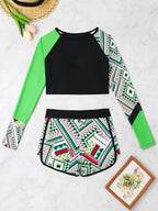 Casually Elegant Swimsuit with a Refined Edge
