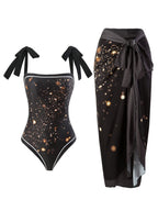 Subtly Elegant Swimsuit with a Refined Vintage Look