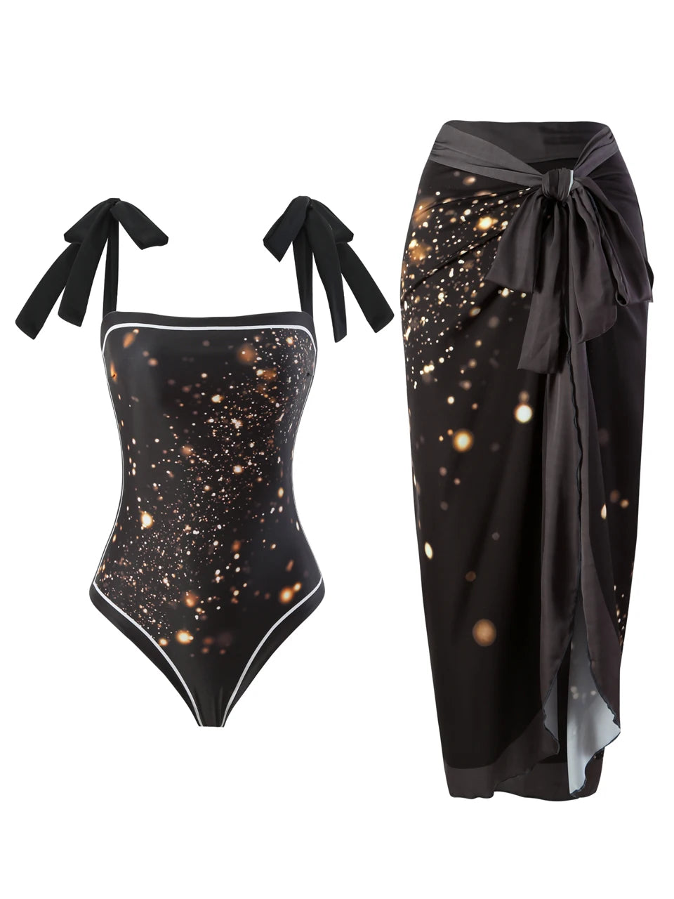 Subtly Elegant Swimsuit with a Refined Vintage Look