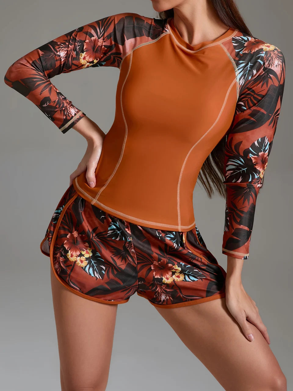Casually Elegant Swimsuit with a Refined Edge