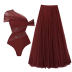 Classic Vintage Bathing Suit with a Flattering Fit