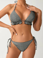 Classic Vintage Bikini with a Flattering Fit