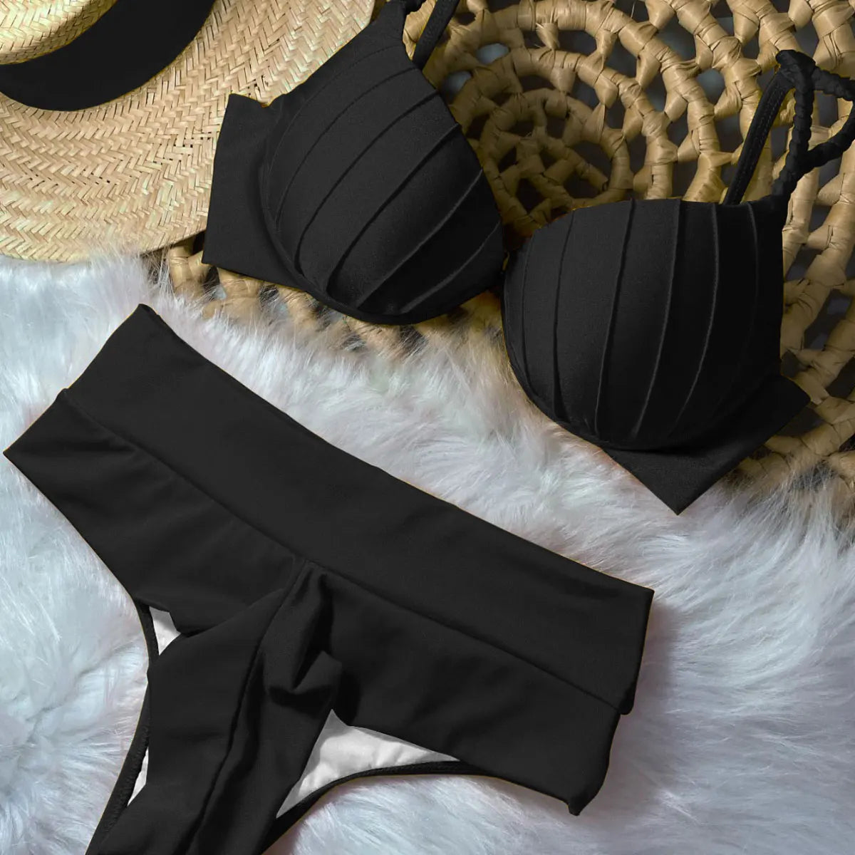 Vintage Inspired Bathing Suit with a Contemporary Edge