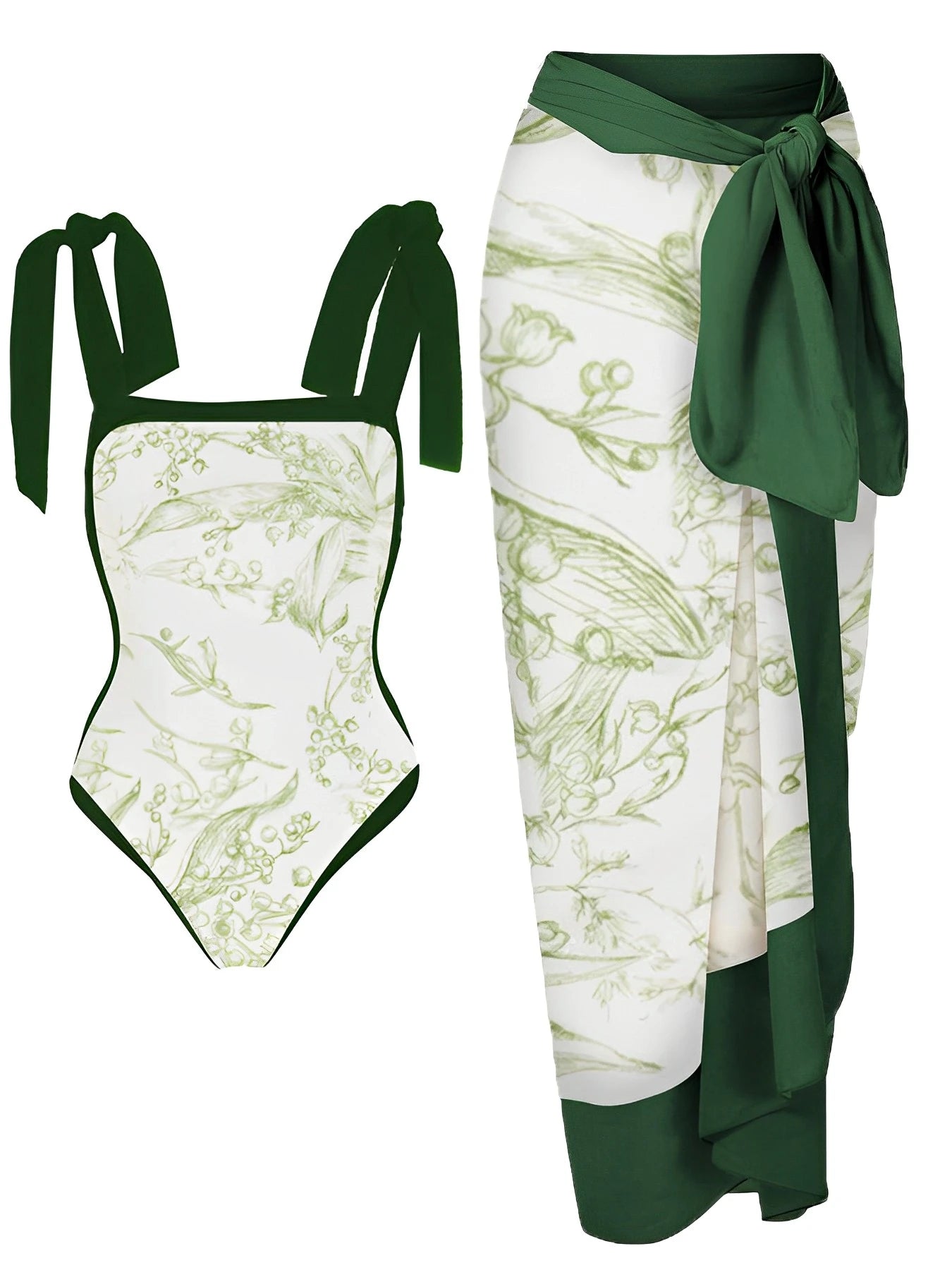 Casually Elegant Swimsuit with a Refined Edge