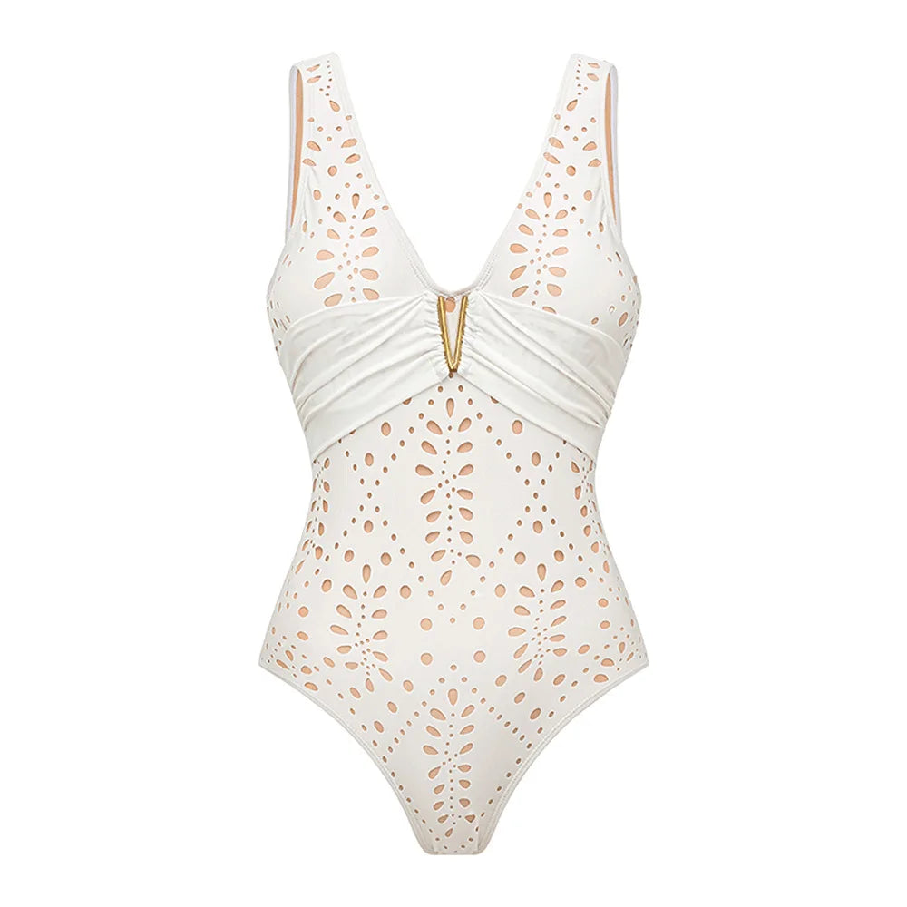 Classic Vintage Bathing Suit with a Flattering Fit