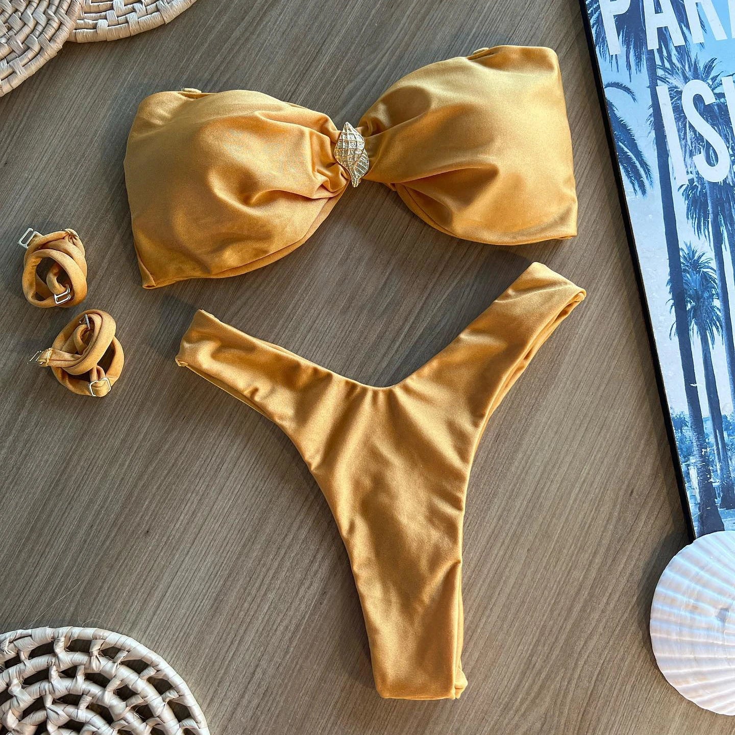 Casually Elegant Bathing Suit with a Refined Edge