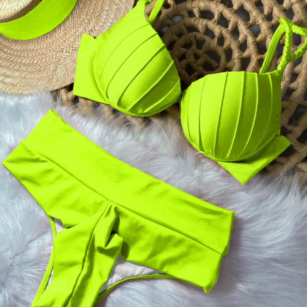 Vintage Inspired Bathing Suit with a Contemporary Edge