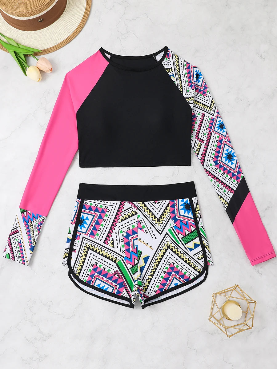 Casually Elegant Swimsuit with a Refined Edge