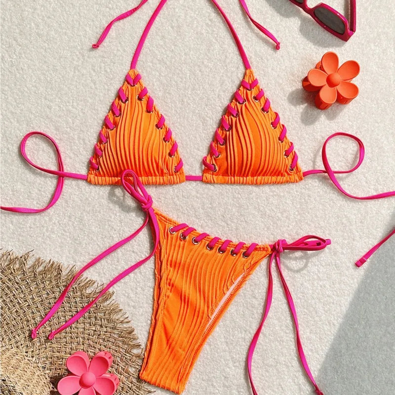Vintage Inspired Bathing Suit with a Contemporary Edge