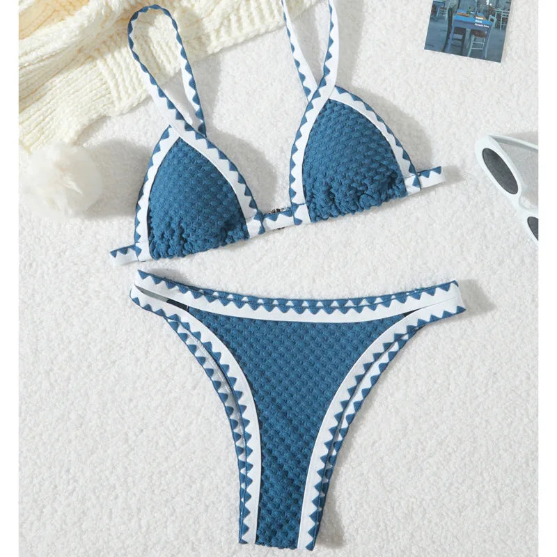 Subtly Elegant Bathing Suit with a Refined Vintage Look