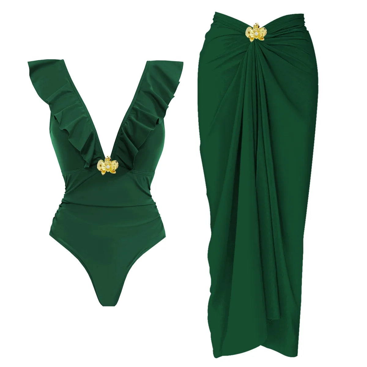 Classic Vintage Bathing Suit with a Flattering Fit