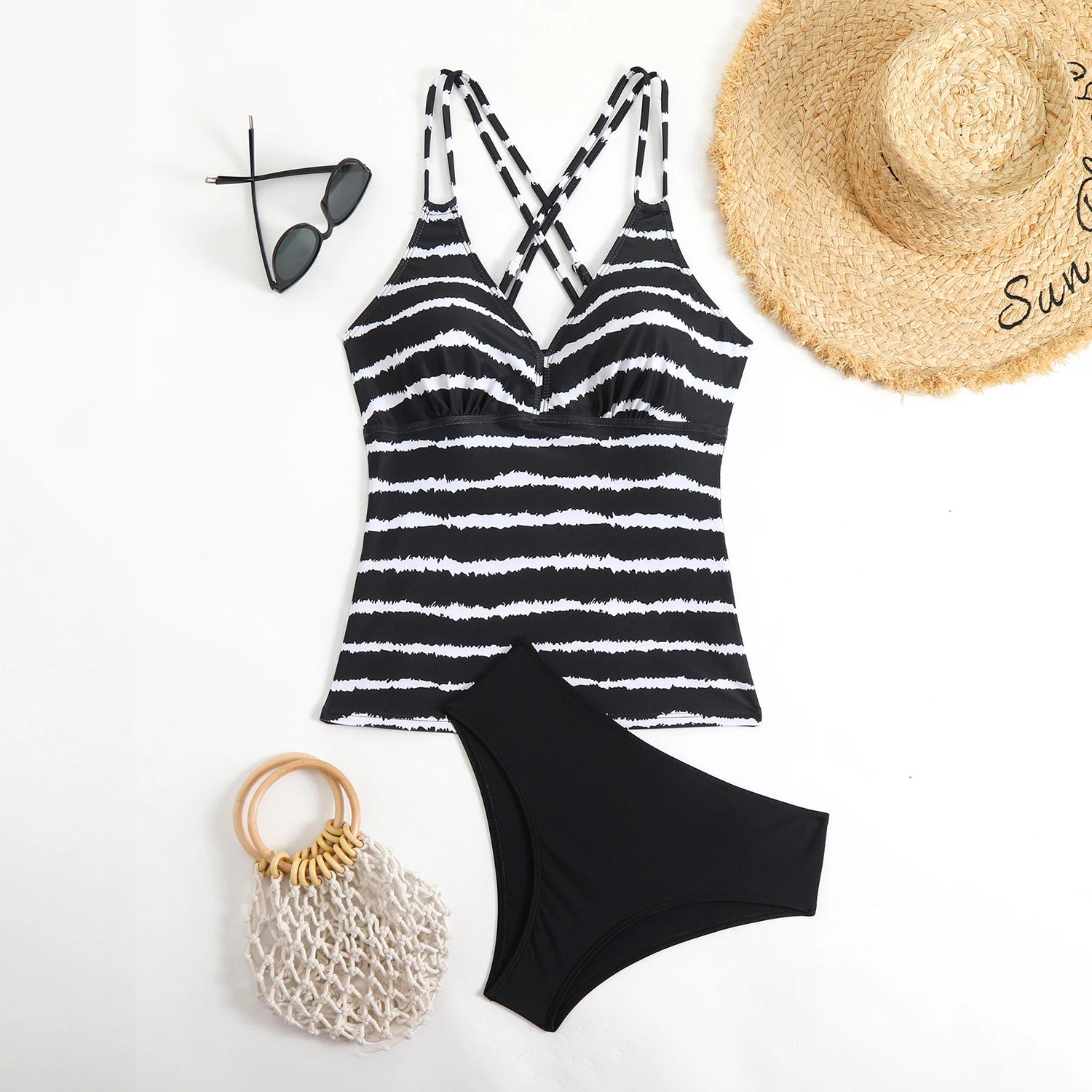 Subtly Elegant Swimsuit with a Refined Vintage Look