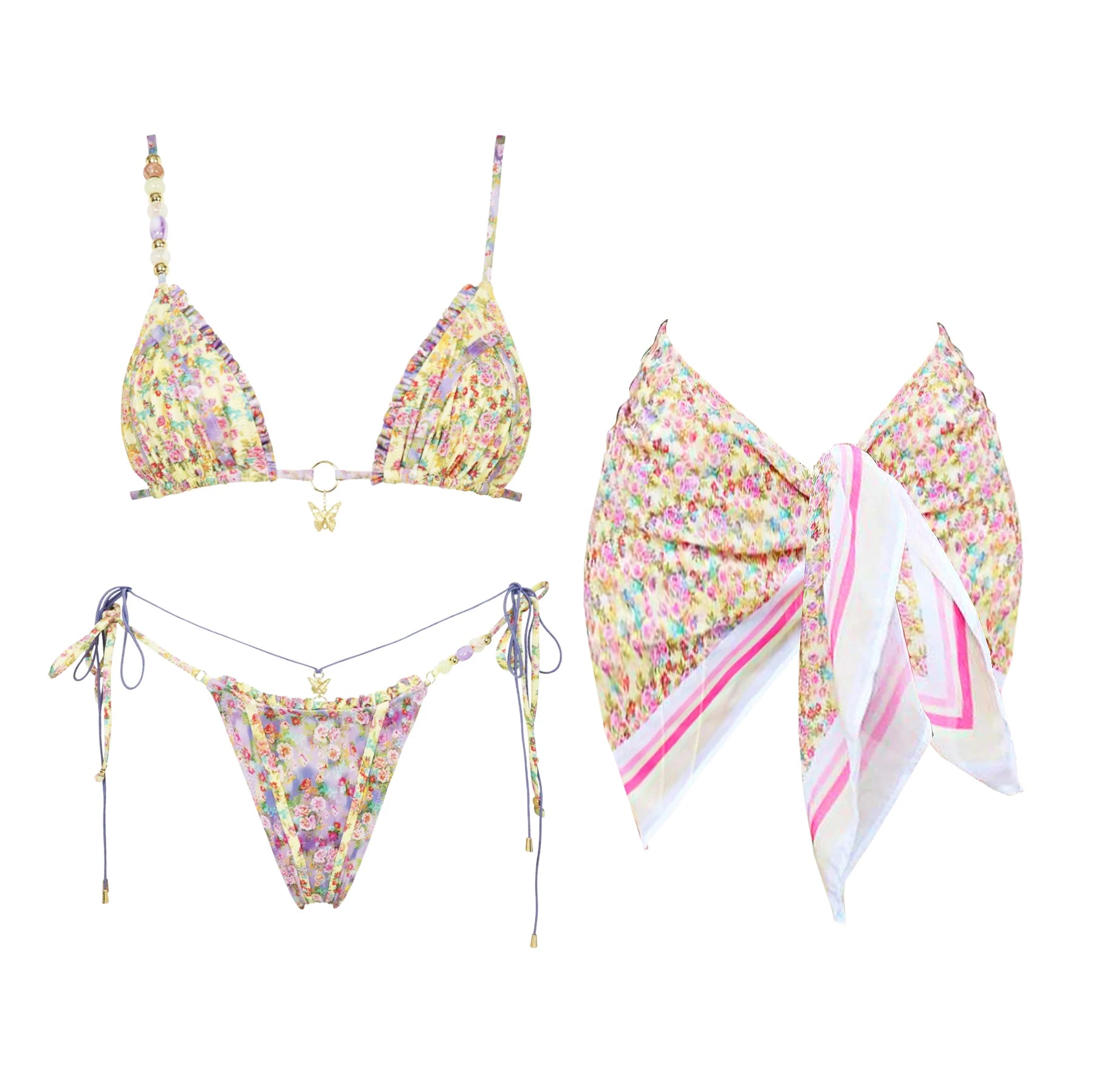 Casually Elegant Bathing Suit with a Refined Edge