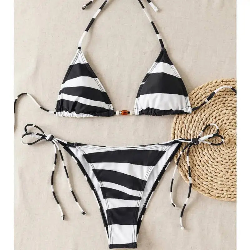 Subtly Elegant Bathing Suit with a Refined Vintage Look
