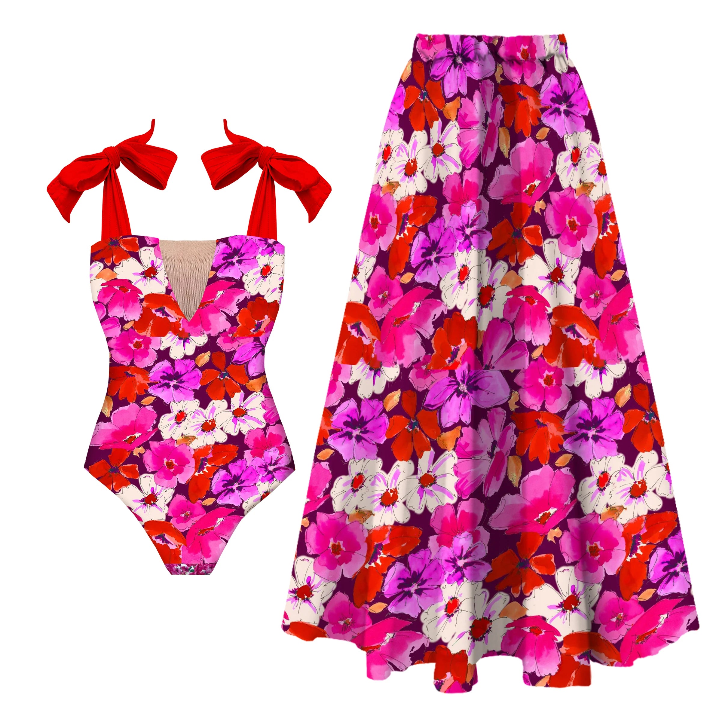 Classic Vintage Swimsuit with a Flattering Fit