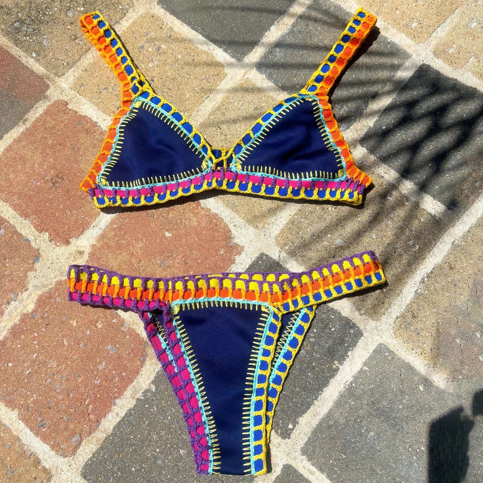 Vintage Inspired Bathing Suit with a Contemporary Edge