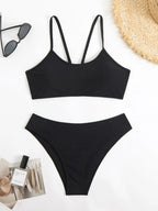 Subtly Elegant Bikini with a Refined Vintage Look