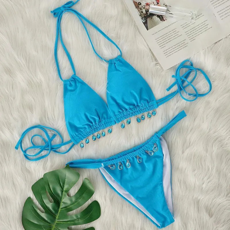Subtly Elegant Bathing Suit with a Refined Vintage Look