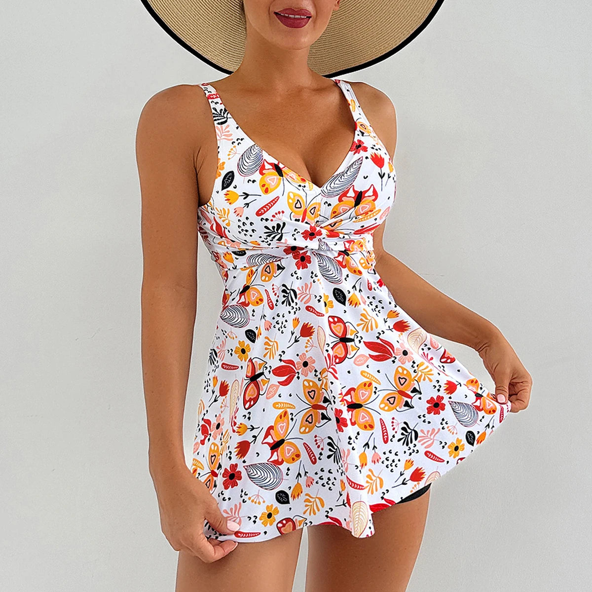 Finely Styled Swimsuit with a Classic Vintage Look