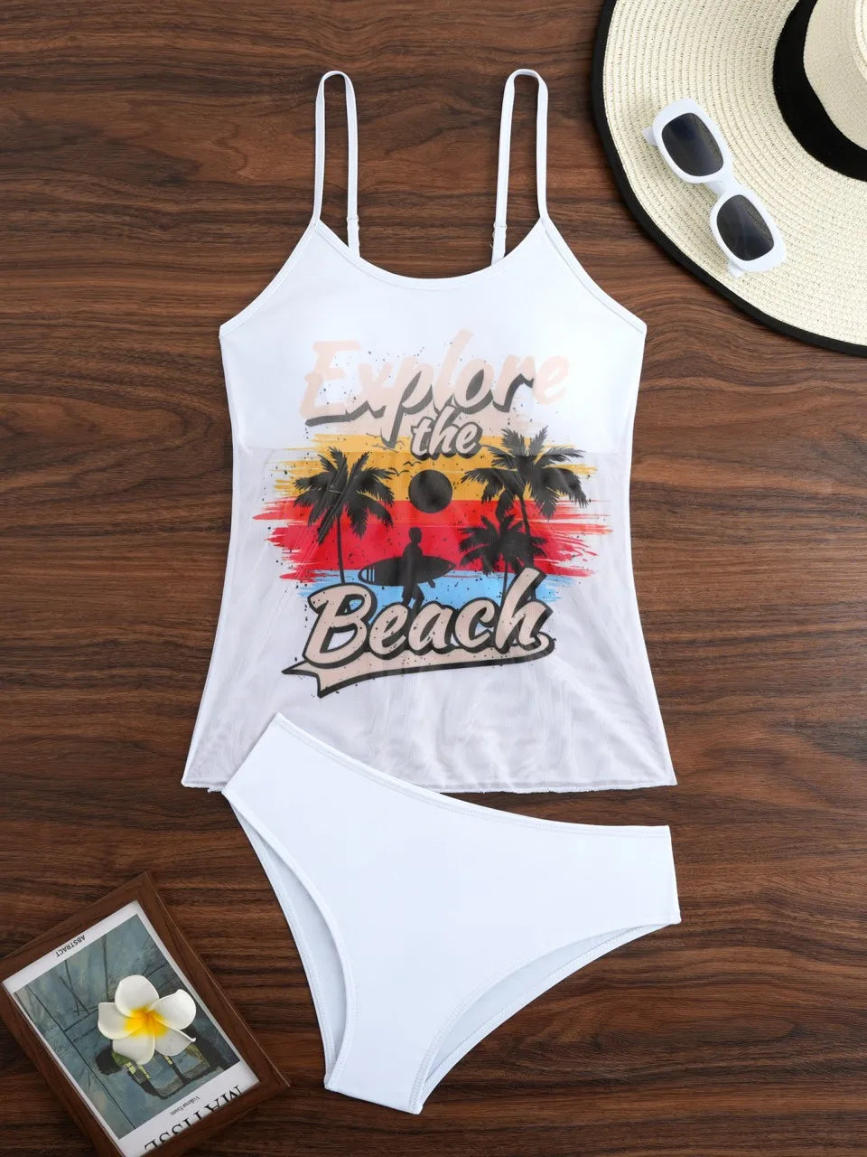 Subtly Elegant Swimsuit with a Refined Vintage Look