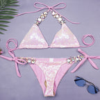 Subtly Elegant Bathing Suit with a Refined Vintage Look