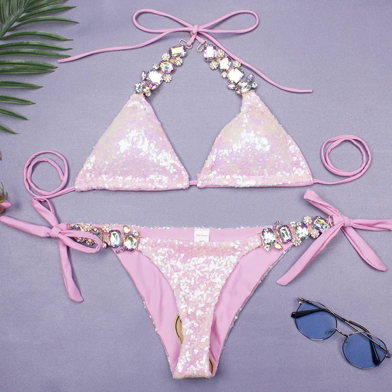 Subtly Elegant Bathing Suit with a Refined Vintage Look