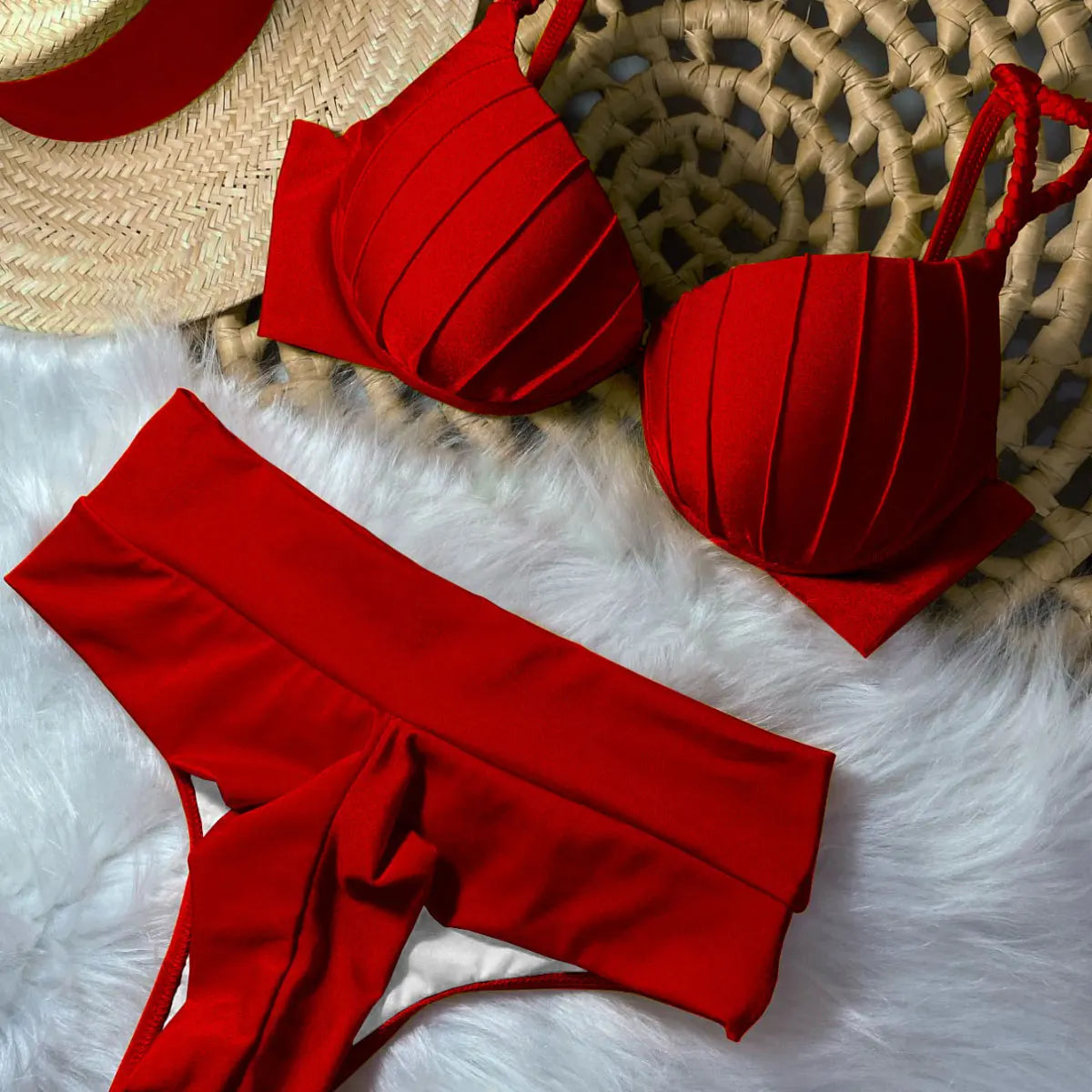 Vintage Inspired Bathing Suit with a Contemporary Edge