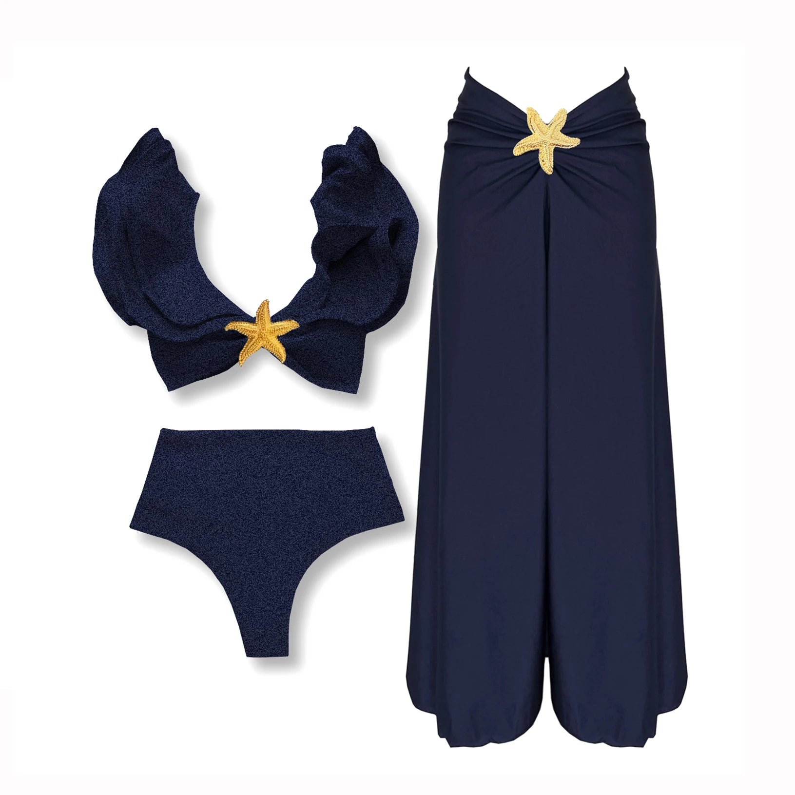 Casually Elegant Bathing Suit with a Refined Edge