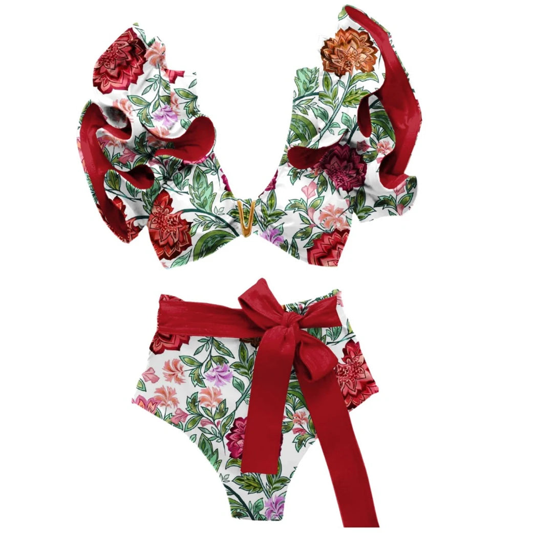Vintage Inspired Bathing Suit with a Contemporary Edge