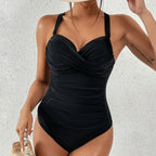 Effortlessly Elegant Bathing Suit with a Timeless Design