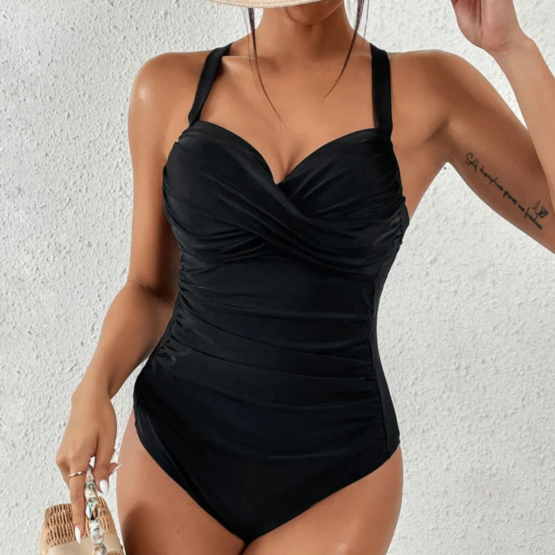 Effortlessly Elegant Bathing Suit with a Timeless Design