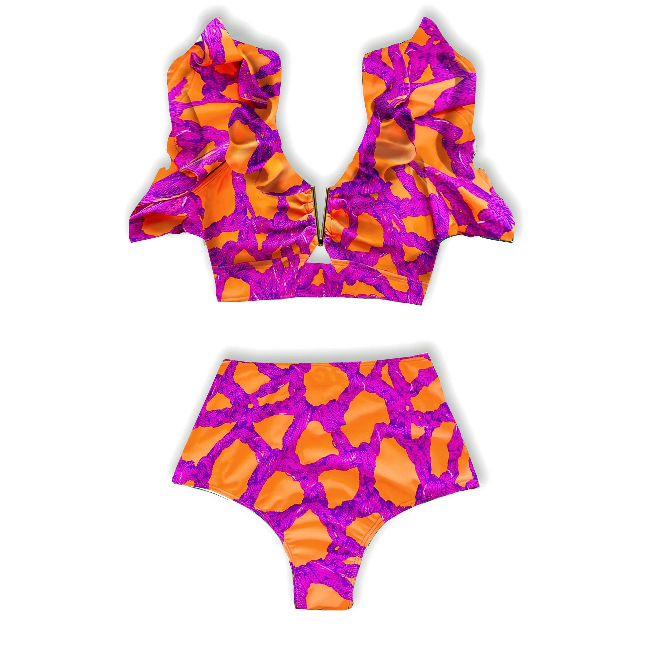Vintage Inspired Bathing Suit with a Contemporary Edge
