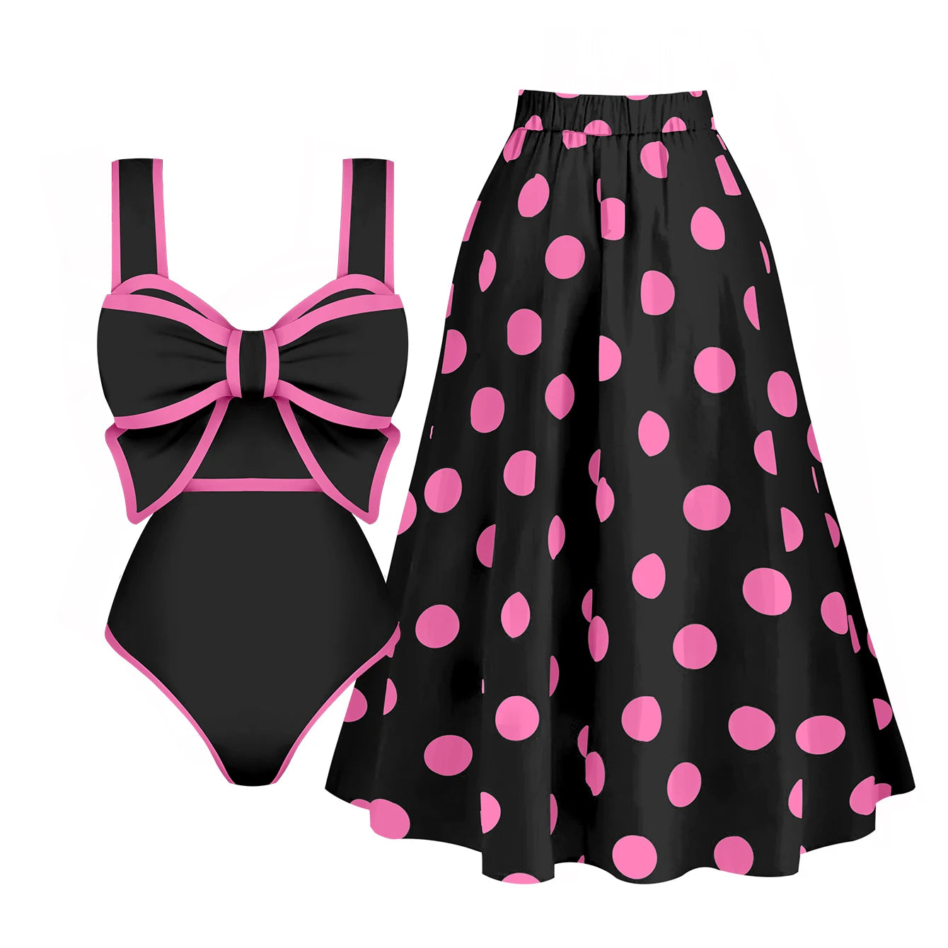 Finely Styled Bathing Suit with a Classic Vintage Look